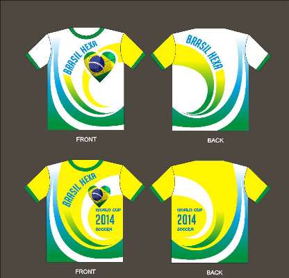 99designs em busca da camiseta da torcida brasileira