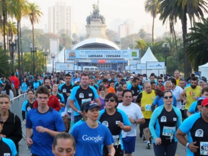 Corrida de rua celebra 197 anos da Independência do Brasil