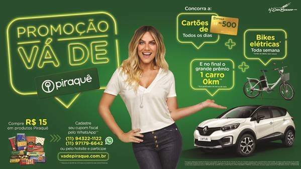 Marketing House cria a promoção "Vá de Piraquê”