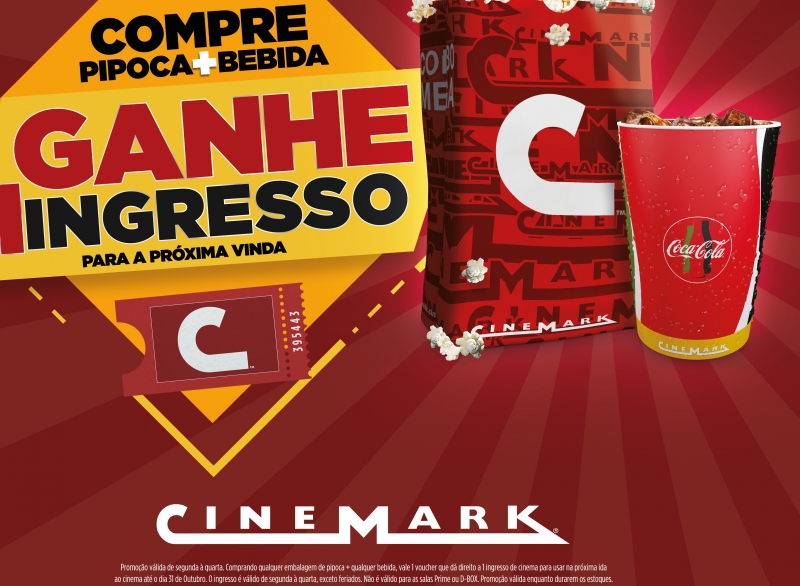 Rede Cinemark realiza "Pipoca dá cinema grátis"