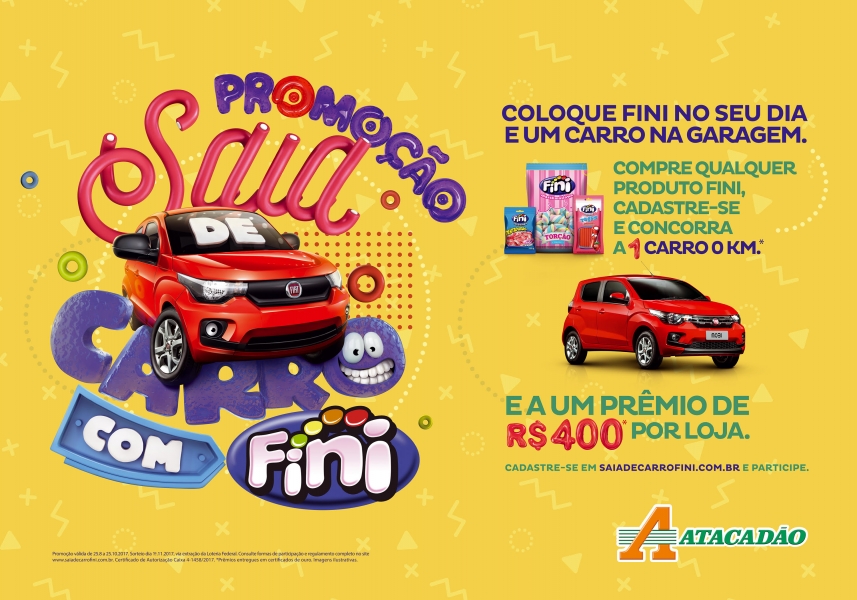 Fini anuncia ganhador da promoção "Saia de Carro com Fini" Fini anuncia ganhador da promoção "Saia de Carro com Fini"