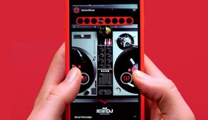 Bacardi transforma Insta em simulador de discotecagens