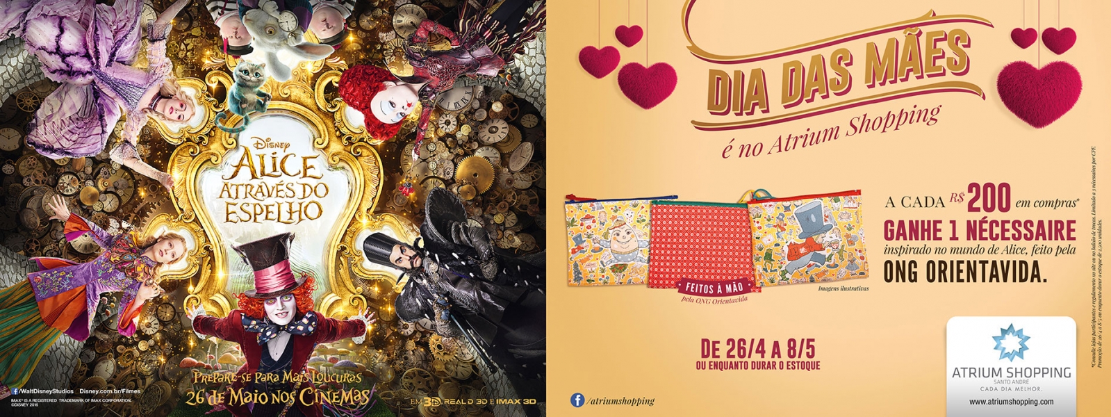 Promoção de Dia das Mães no Atrium Shopping 