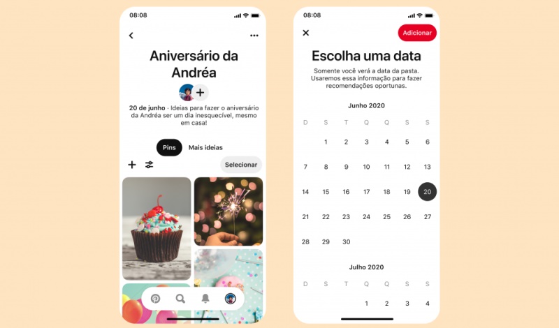 Pinterest anuncia novos recursos