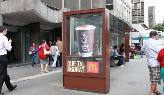 Ação inédita do McDonald's aquece o inverno em SP