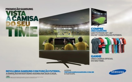 Samsung apresenta “Vista a Camisa do Seu Time”