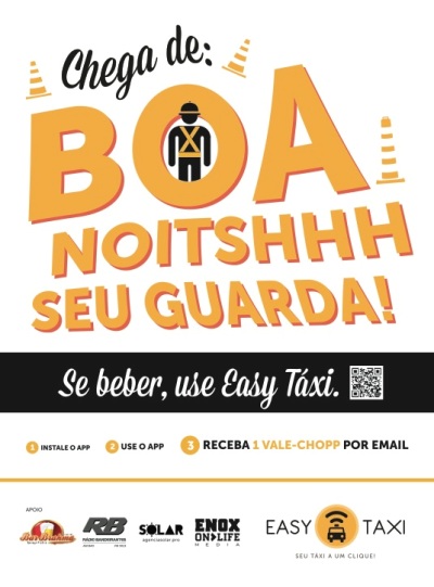 Chopp grátis para quem chamar táxi via app