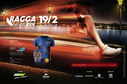 Abertas as inscrições para o Ragga Night Run
