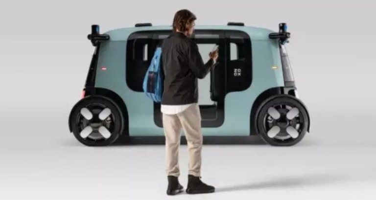 Amazon apresenta robô-táxi e prepara app para disputar com o Uber