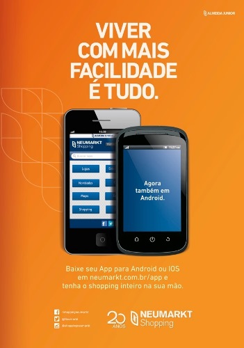 Neumarkt e Norte Shopping têm aplicativo para Android