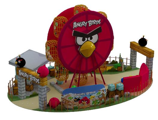 Angry Birds diverte as crianças no NorteShopping