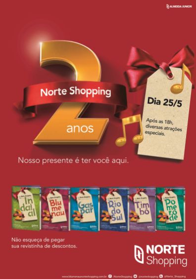 Diversas atrações no aniversário do Norte Shopping 