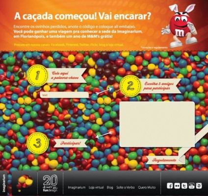 Imaginarium cria aplicatvo de Páscoa nas redes sociais