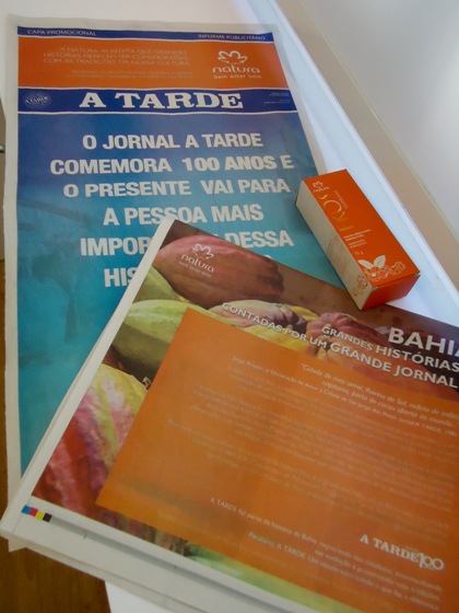 Natura comemora centenário do Jornal A Tarde com promo