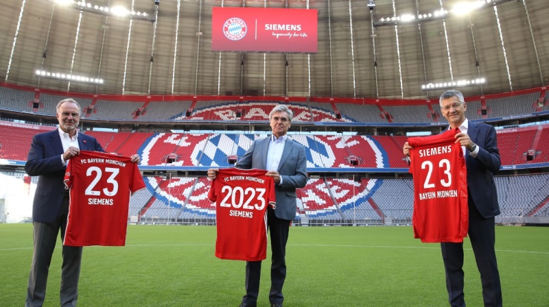 Bayern de Munique renova patrocínio com Siemens até 2023