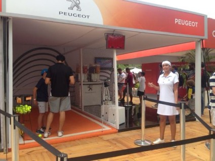 Peugeot ativa marca com live marketing no Rio Open