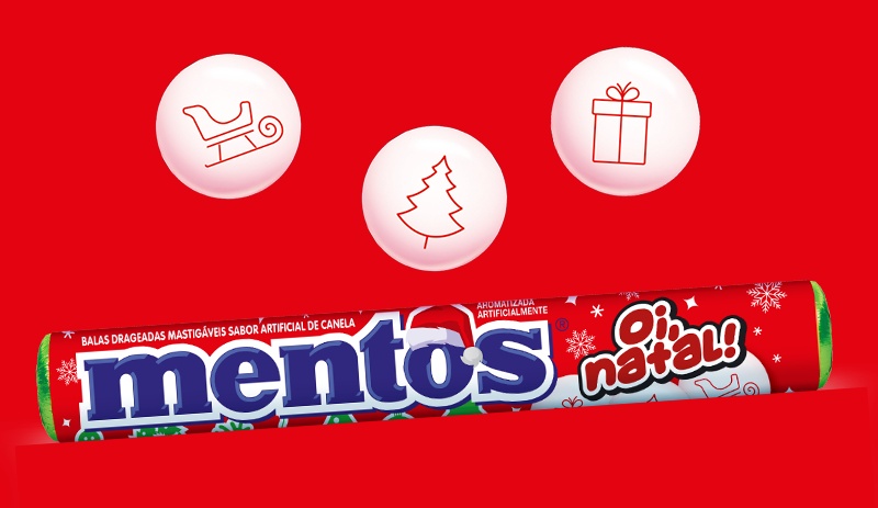 Mentos apresenta edição especial para celebrar o Natal