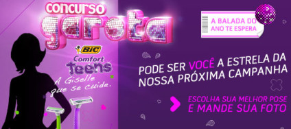 BIC vai eleger a "Garota BIC Comfort Teens"