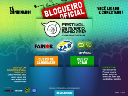 Festival de Inverno da Bahia seleciona blogueiros