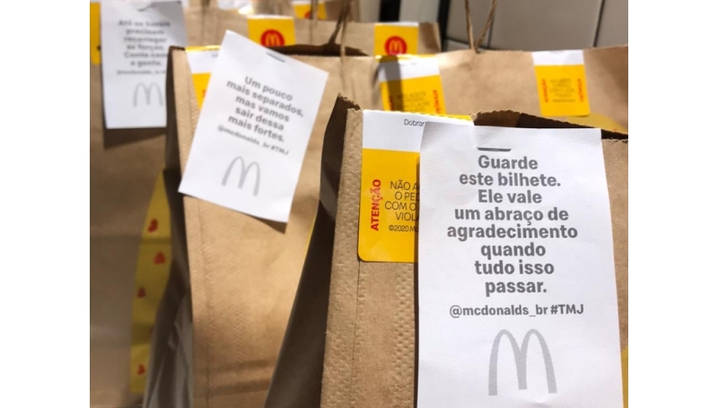 McDonald’s Brasil adere à campanha global Thank You Meal 