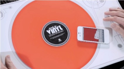 Kontor Records une vinil e smartphone