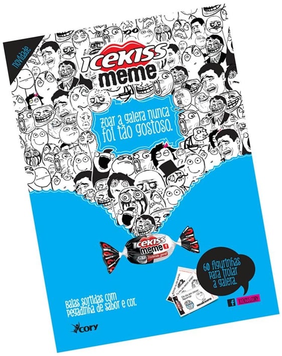 Cory Alimentos apresenta balas dos 'memes' com promo