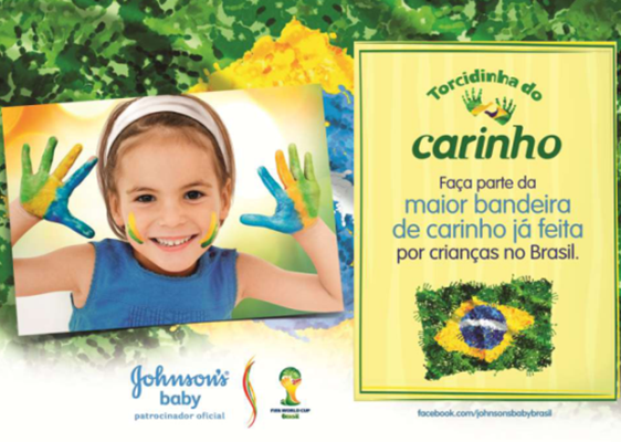 Johnson’s baby ativa "Torcidinha do Carinho" em Curitiba