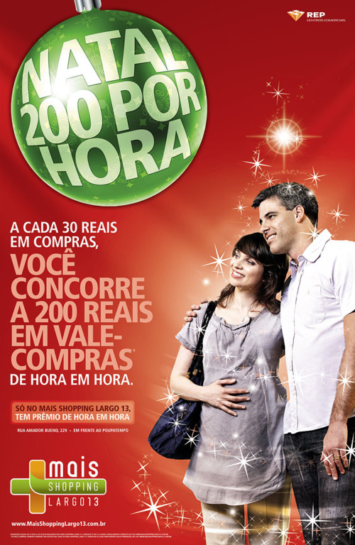 Natal 200 por hora no Mais Shopping