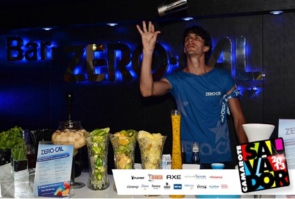 Bar Zero-Cal marca presença no Camarote Salvador