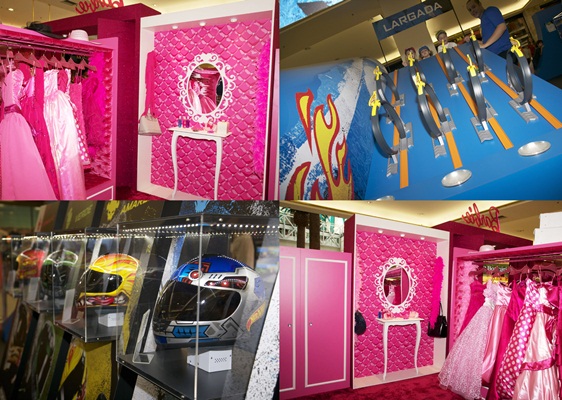 Hot Wheels e Barbie são atração no Shopping Recife