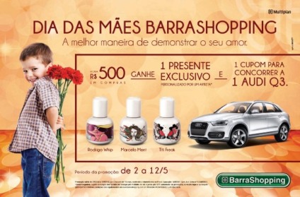 BarraShopping presenteia com jarras e Audi Q3