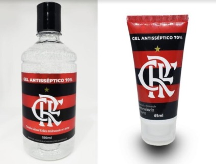 Flamengo lança álcool em gel e fará doações 