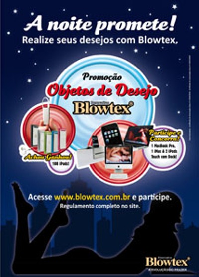 Blowtex apresenta a promo "Objetos de Desejo" Blowtex apresenta a promo "Objetos de Desejo"