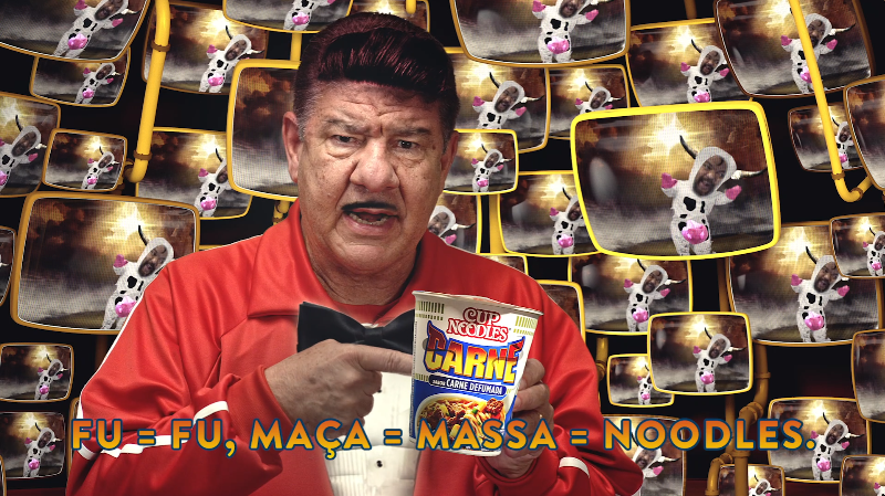 Joel Santana estrela reprise de Cup Noodles