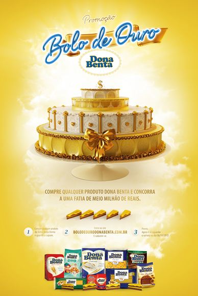 "Bolo de Ouro" é a novidade da Dona Benta