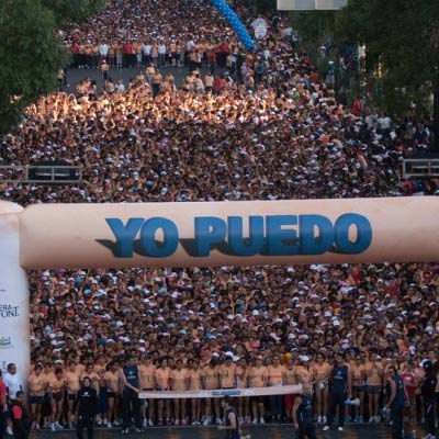 Bonafont colocou mulheres para correr no México