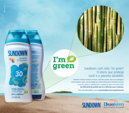 Braskem promove plástico renovável e cria selo “I'm green”