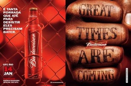 Budweiser cria garrafa exclusiva do UFC
