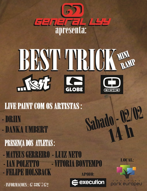 Evento reúne apaixonados por skate no Park Europeu