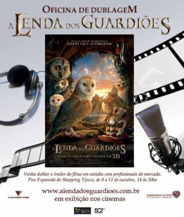 A magia da dublagem vai tomar conta do Tijuca