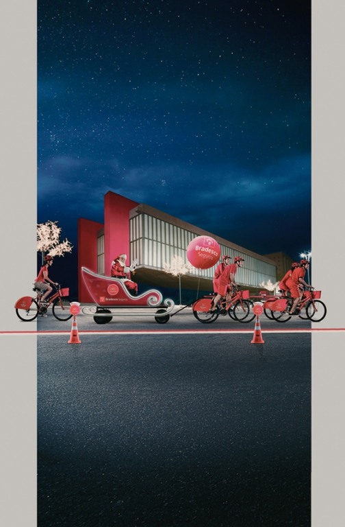 Bradesco Seguros ilumina CicloFaixa para o Natal  