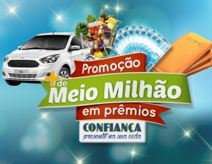 Confiança irá sortear mais de meio milhão em prêmios