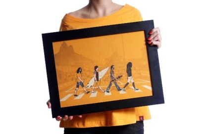 Camisetas com estampas de quadro estão de volta