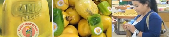 Frutas personalizadas promovem Camp no PDV