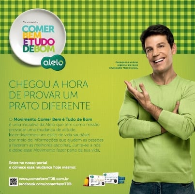 Movimento Comer Bem é Tudo de Bom invade os malls