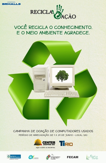 Shoppings da BRMalls terão coleta de computadores usados