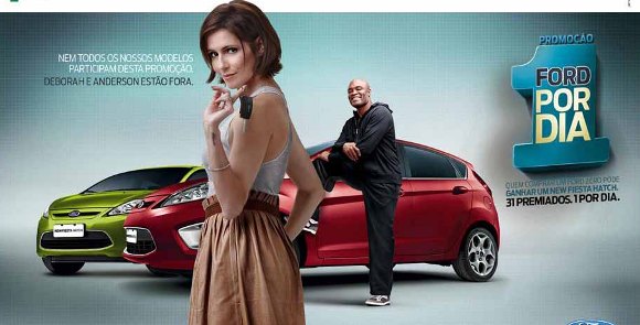 Ford inicia o ano sorteando carros para clientes
