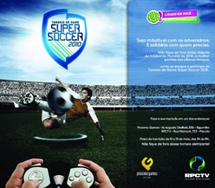 Plug! lança Torneio de Game Super Soccer 2010