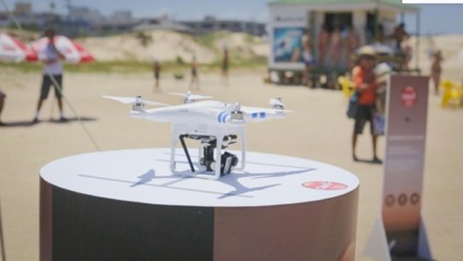 Claro faz selfies aéreas no litoral gaúcho