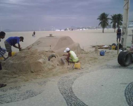 Copacabana ganha carro de areia da Goodyear
